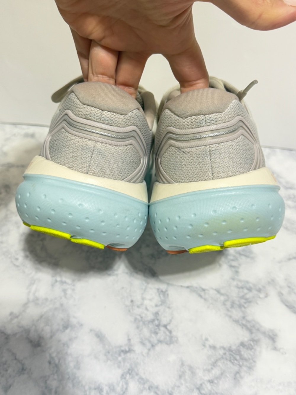 Brooks Glycerin 21 Road-Running Shoes Women's gray aqua coconut size 11 - Picture 8 of 13